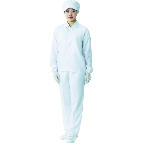 トラスコ中山 TriApex TriApex クリーンスーツ 上着 M(ご注文単位1着)【直送品】