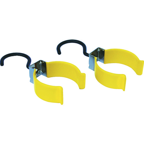 トラスコ中山 saga ハンドライト用横型フックホルダー(取付タイプ用) Φ60ライト吊り下げ 2個入(ご注文単位1セット)【直送品】