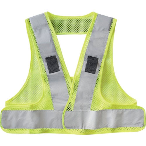 トラスコ中山 リンクサス F-H-Vフルハーネスベスト蛍光イエロー×シルバー(ご注文単位1着)【直送品】