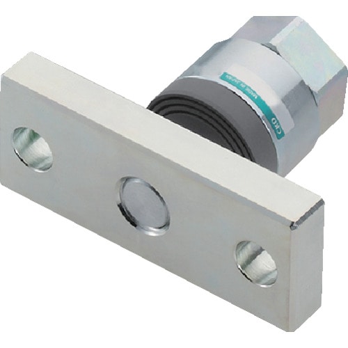 トラスコ中山 CKD シリンダ用金具 フリージョイント フランジ形 M14(ご注文単位1個)【直送品】