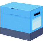 トラスコ中山 プラス 76461)ボックスファイルフタ付200mm スカイBL(ご注文単位1冊)【直送品】