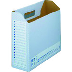 トラスコ中山 プラス 553988)ボックスファイル FL-099BF A4E 青 10冊 (ご注文単位1パック)【直送品】