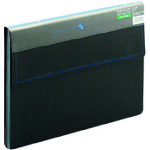 トラスコ中山 プラス 92136)PPドキュメントファイル 121DE ブルー(ご注文単位1冊)【直送品】