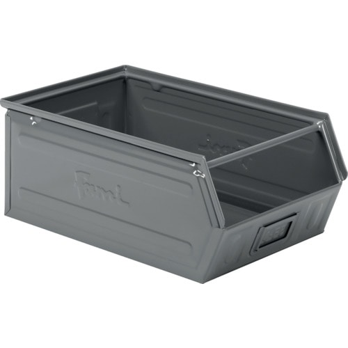 トラスコ中山 Fami メタルパーツバスケット グレー 28.0L 外寸300×500×200(ご注文単位1個)【直送品】
