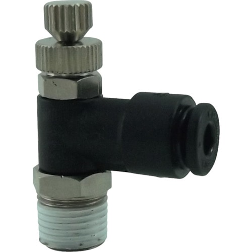 トラスコ中山 チヨダ ファイブミニスピードコントローラα メーターアウト4mm・R1/8(ご注文単位1個)【直送品】