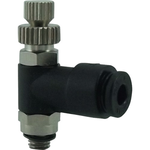 トラスコ中山 チヨダ ファイブミニスピードコントローラα メーターアウト4mm・M5×0.8(ご注文単位1個)【直送品】