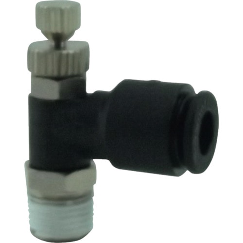 トラスコ中山 チヨダ ファイブミニスピードコントローラα メーターアウト6mm・R1/8(ご注文単位1個)【直送品】