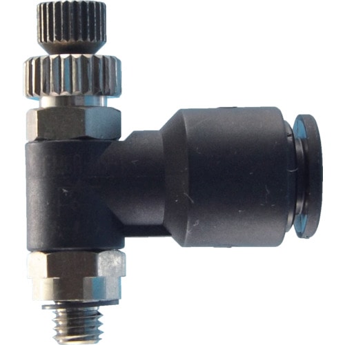 トラスコ中山 チヨダ ファイブミニスピードコントローラαメーターイン6mm・M5×0.8(ご注文単位1個)【直送品】