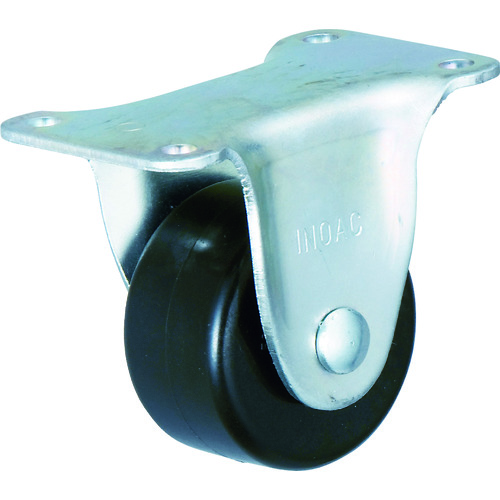 トラスコ中山 イノアック 高荷重用キャスター フェノール車輪 固定金具付 Φ50(ご注文単位1個)【直送品】