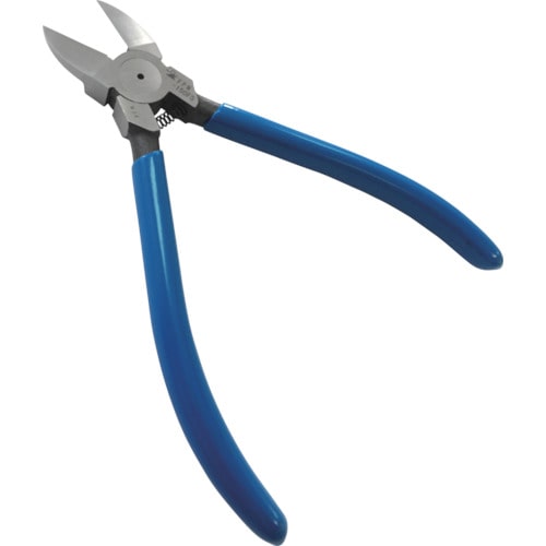 トラスコ中山 フジ矢 プラスチックニッパ(ストレート刃・バネ付)(ご注文単位1個)【直送品】