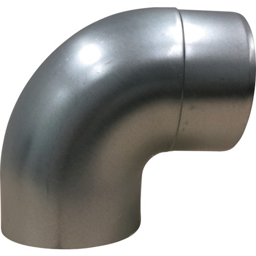 トラスコ中山 フジモリ 空調用スパイラルダクト継手 ショートエルボ(片側SPサイズ)(ご注文単位1個)【直送品】