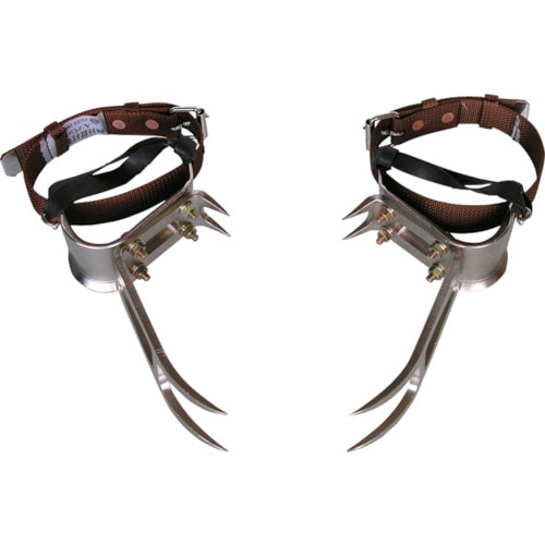 トラスコ中山 ツヨロン ワークポジショニング用器具林業用 FR-100 木登り器(ご注文単位1足)【直送品】