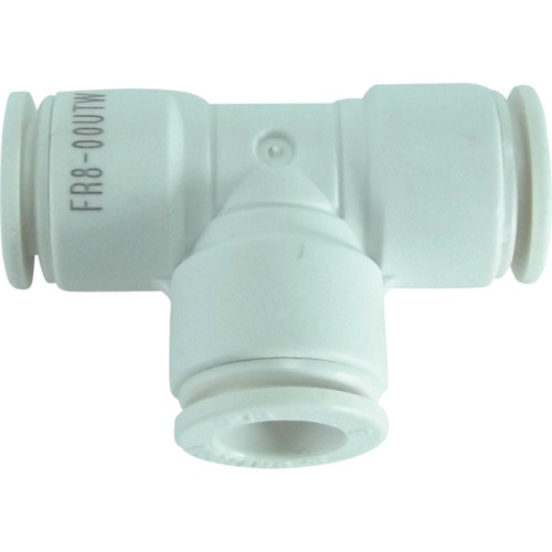 トラスコ中山 チヨダ ファイブユニオンティ W(白)8mm(ご注文単位1個)【直送品】