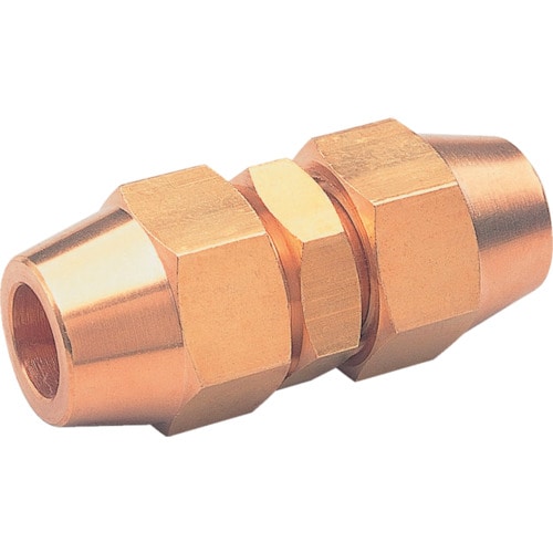 トラスコ中山 ASOH 両口フレアージョイント Φ12(ご注文単位1個)【直送品】