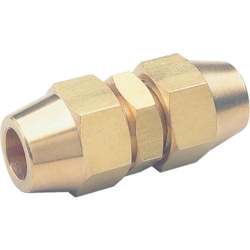 トラスコ中山 ASOH 両口フレアージョイント Φ6.35(ご注文単位1個)【直送品】