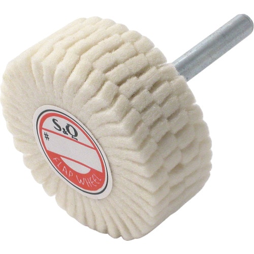 トラスコ中山 MURAKO 軸付フェルトスリットホイル外径60Φ幅20mm（ご注文単位5個）【直送品】