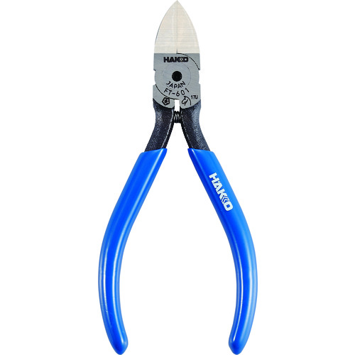 トラスコ中山 白光 ニッパ(電気・電子用) FT-601 全長117mm(ご注文単位1個)【直送品】