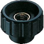 トラスコ中山 ELESA フルートノブ(タップ穴)20 M6（ご注文単位1個）【直送品】