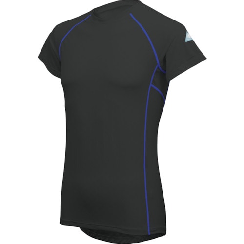 トラスコ中山 リベルタ FTO_S/Sクルーネック/BLK(M)(ご注文単位1着)【直送品】