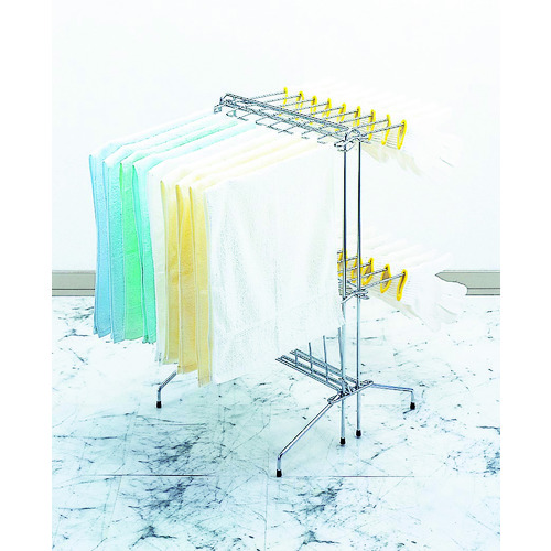 トラスコ中山 コンドル 物干し 糸ラーグ掛け 小 幅455×奥行715×高さ680mm(ご注文単位1台)【直送品】