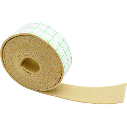 トラスコ中山 WAKI フェルトテープ 薄茶 25X1800(ご注文単位1個)【直送品】