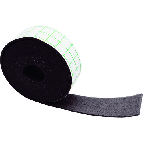 >トラスコ中山 WAKI フェルトテープ 濃茶 25X1800(ご注文単位1個)【直送品】