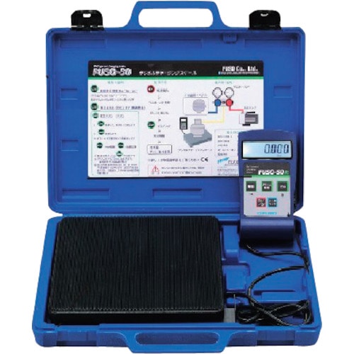 トラスコ中山 FUSO 検査成績書付チャージングスケール(自動/マニュアルバックライト機能)(ご注文単位1台)【直送品】