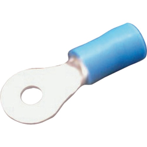 トラスコ中山 JST ビニル絶縁付丸型端子(F形) FV2-P3.5 100個入り（ご注文単位1袋）【直送品】