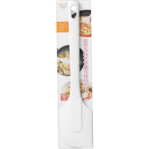 トラスコ中山 下村工業 スパチュラ フルベジスマイル シリコーンヘラ（ご注文単位1本）【直送品】