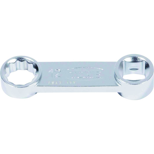 トラスコ中山 TONE ソケットアダプター オフセットめがねアダプター 差込角9.5mm 全長69mm 対辺寸法12mm(ご注文単位1個)【直送品】