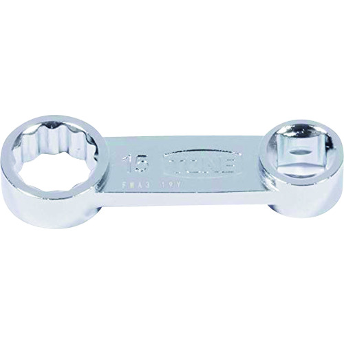 トラスコ中山 TONE ソケットアダプター オフセットめがねアダプター 差込角9.5mm 全長71mm 対辺寸法15mm(ご注文単位1個)【直送品】