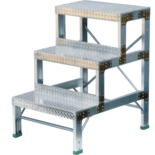 トラスコ中山 ナカオ G型作業用踏台0.9m（ご注文単位1台）【直送品】