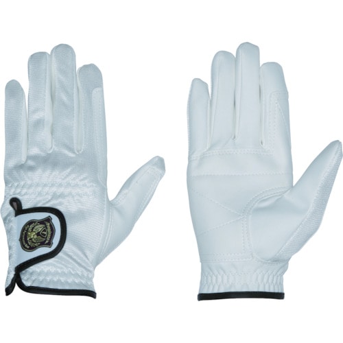 トラスコ中山 ペンギンエース 合皮手袋 ポリスジャパン G-201 ホワイト M(ご注文単位1組)【直送品】