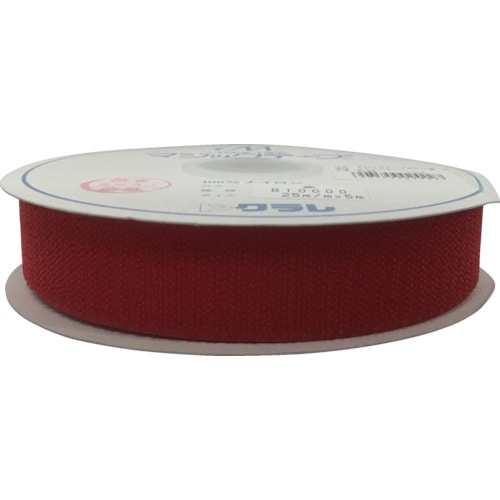 トラスコ中山 ユタカメイク マジックテープ マジックテープボビン巻B 25mm×5m レッド(ご注文単位1巻)【直送品】