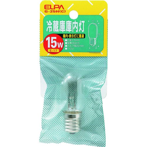 トラスコ中山 ELPA 庫内灯透明(ご注文単位1個)【直送品】