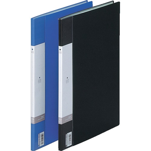 トラスコ中山 リヒト A4/S クリヤーブック(10枚) 青(ご注文単位1冊)【直送品】