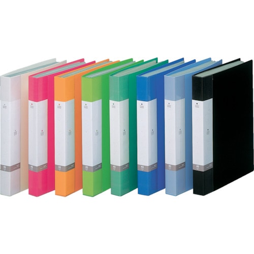 トラスコ中山 リヒト A4/S クリヤーブック(40枚) 青(ご注文単位1冊)【直送品】