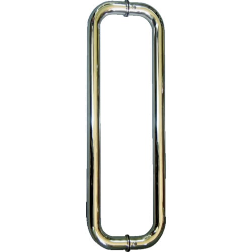 トラスコ中山 MK ステンO型ハンドル 25φ×450mm クローム（ご注文単位1個）【直送品】