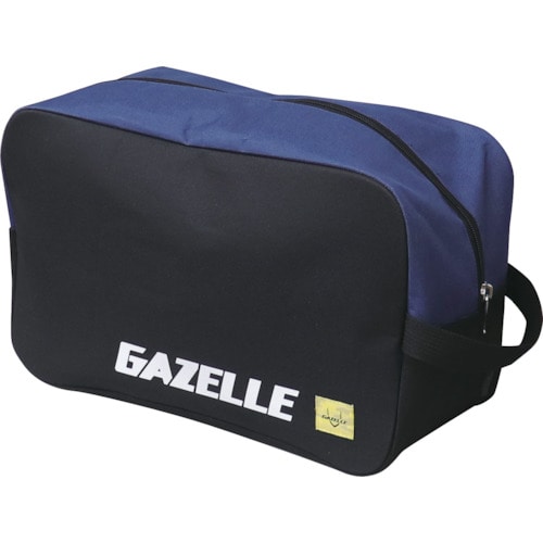 トラスコ中山 福徳 ガゼルシューズケース ネイビー(ご注文単位1個)【直送品】