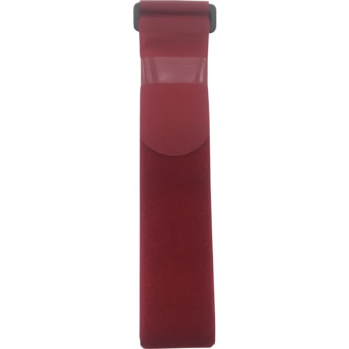 トラスコ中山 ユタカメイク マジックテープ 結束テープ 50mm巾×1550mm レッド(ご注文単位1本)【直送品】