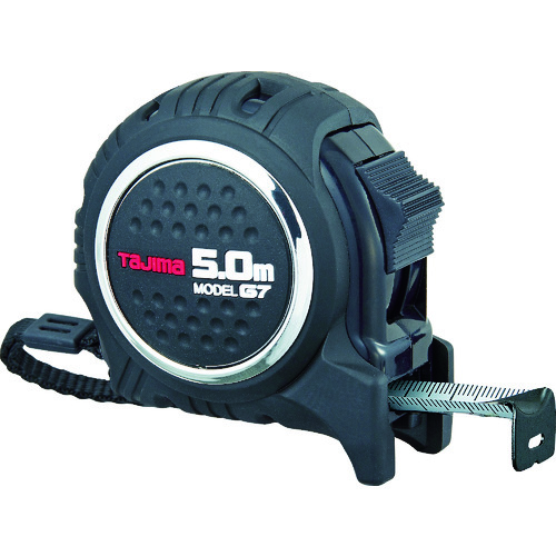 トラスコ中山 タジマ G7ロック19 5.0m メートル目盛 黒/黒(ご注文単位1個)【直送品】