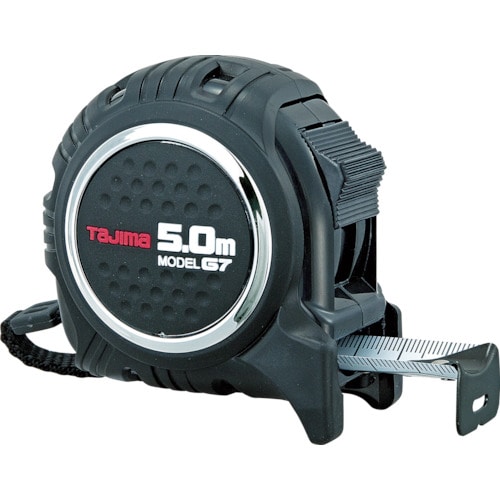 トラスコ中山 タジマ G7ロック25 5.0m メートル目盛 黒/黒(ご注文単位1個)【直送品】