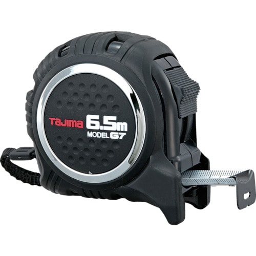 トラスコ中山 タジマ G7ロック25 6.5m メートル目盛 黒/黒(ご注文単位1個)【直送品】