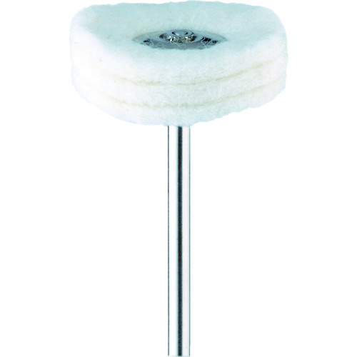 トラスコ中山 ミニモ 積層バフ フェルト Φ14 (10本入)（ご注文単位1パック）【直送品】