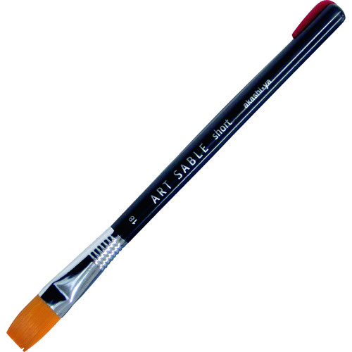 トラスコ中山 あかしや アートセーブルショート 平筆 18号(ご注文単位1本)【直送品】