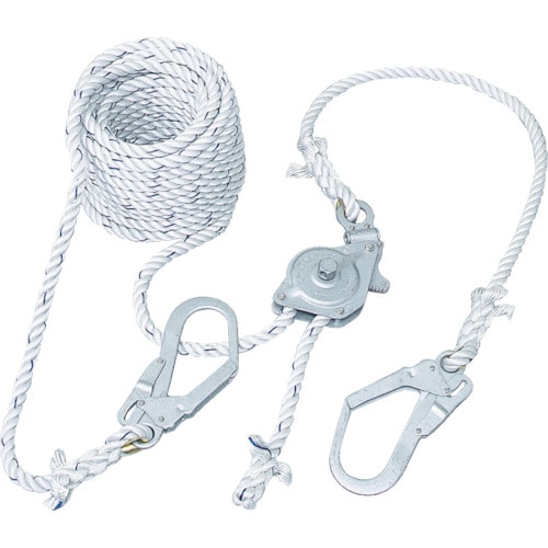 トラスコ中山 ツヨロン 水平移動用器具 GCH-15 緊張器付GCハリップ 15m(ご注文単位1本)【直送品】