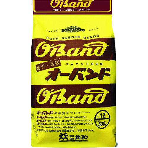 トラスコ中山 オーバンド #12 アメ色 500g袋 (約5150本入)(ご注文単位1袋)【直送品】