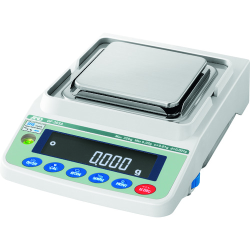 トラスコ中山 A&D 汎用電子天びん 320g/0.001g(ご注文単位1台)【直送品】