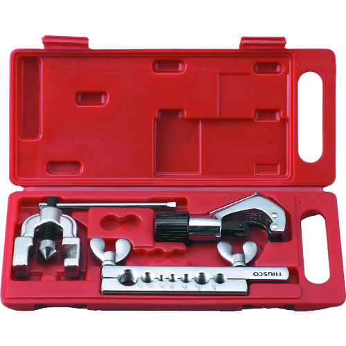 トラスコ中山 TRUSCO 45°インチサイズ フレア&カッターセット(ご注文単位1セット)【直送品】