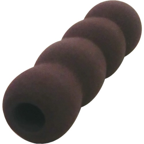 トラスコ中山 カーボーイ グリップゴム ドアレバー ブラウン (1袋入)(ご注文単位1袋)【直送品】